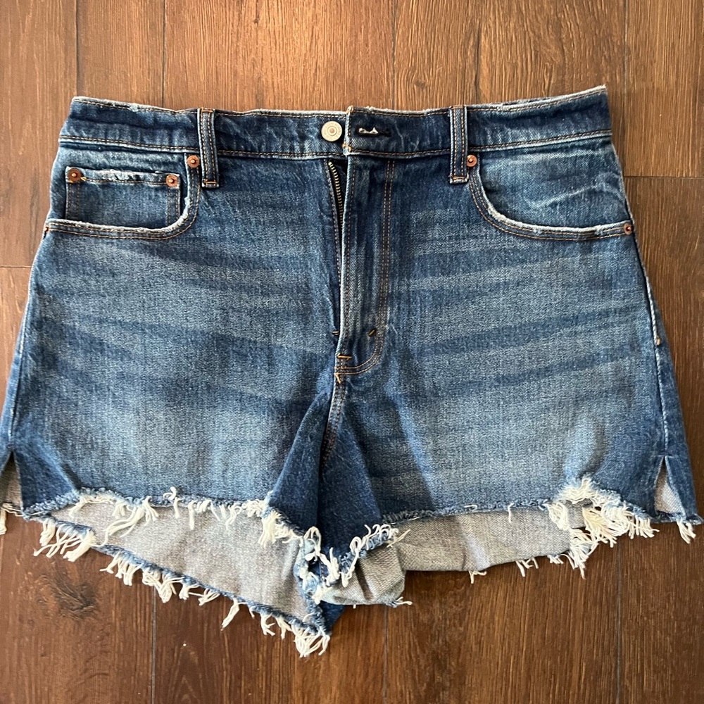 Abercrombie High Rise Cut Off Shorts